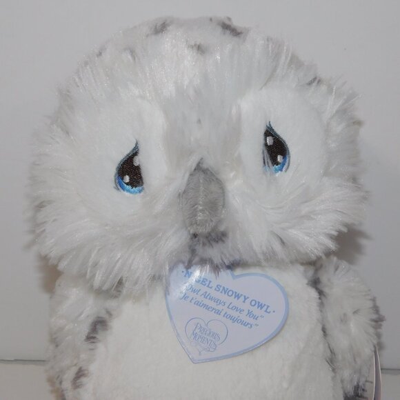 Aurora Precious Moments 2017 Nigel Snow Owly 8" Plush Stuffed Toy New w Tag - Picture 2 of 7